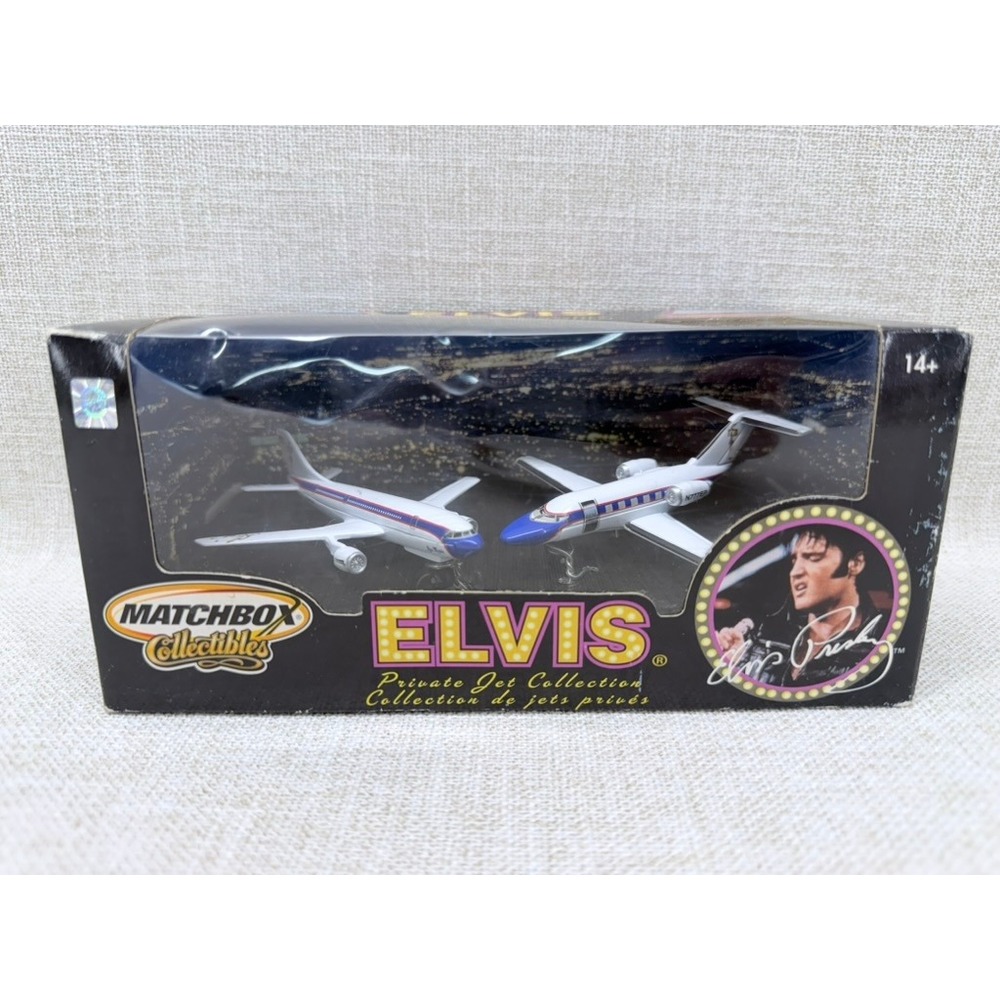 Matchbox Elvis Presley Private Jet Collection Lisa Marie Hound Dog II New Box
